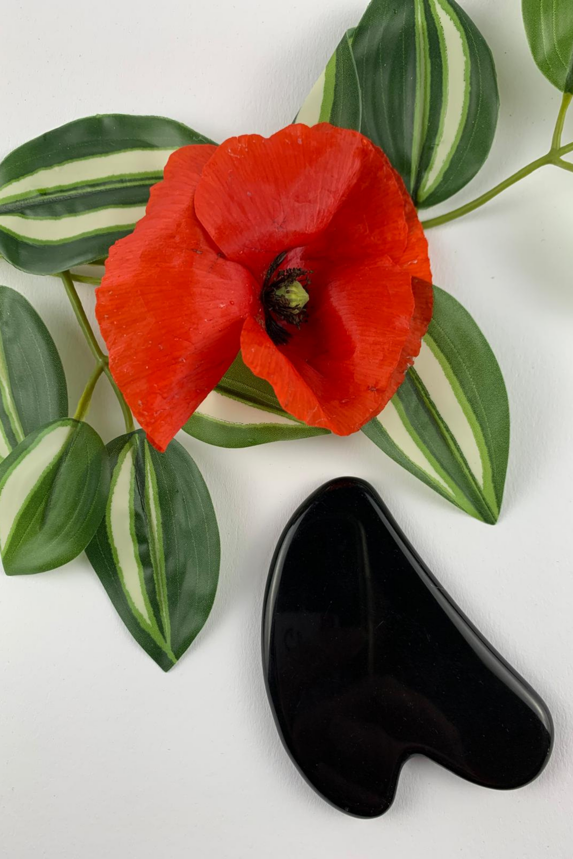 Schwarzer Obsidian Gua Sha