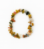 Konfetti Armband-Ozean Jaspis