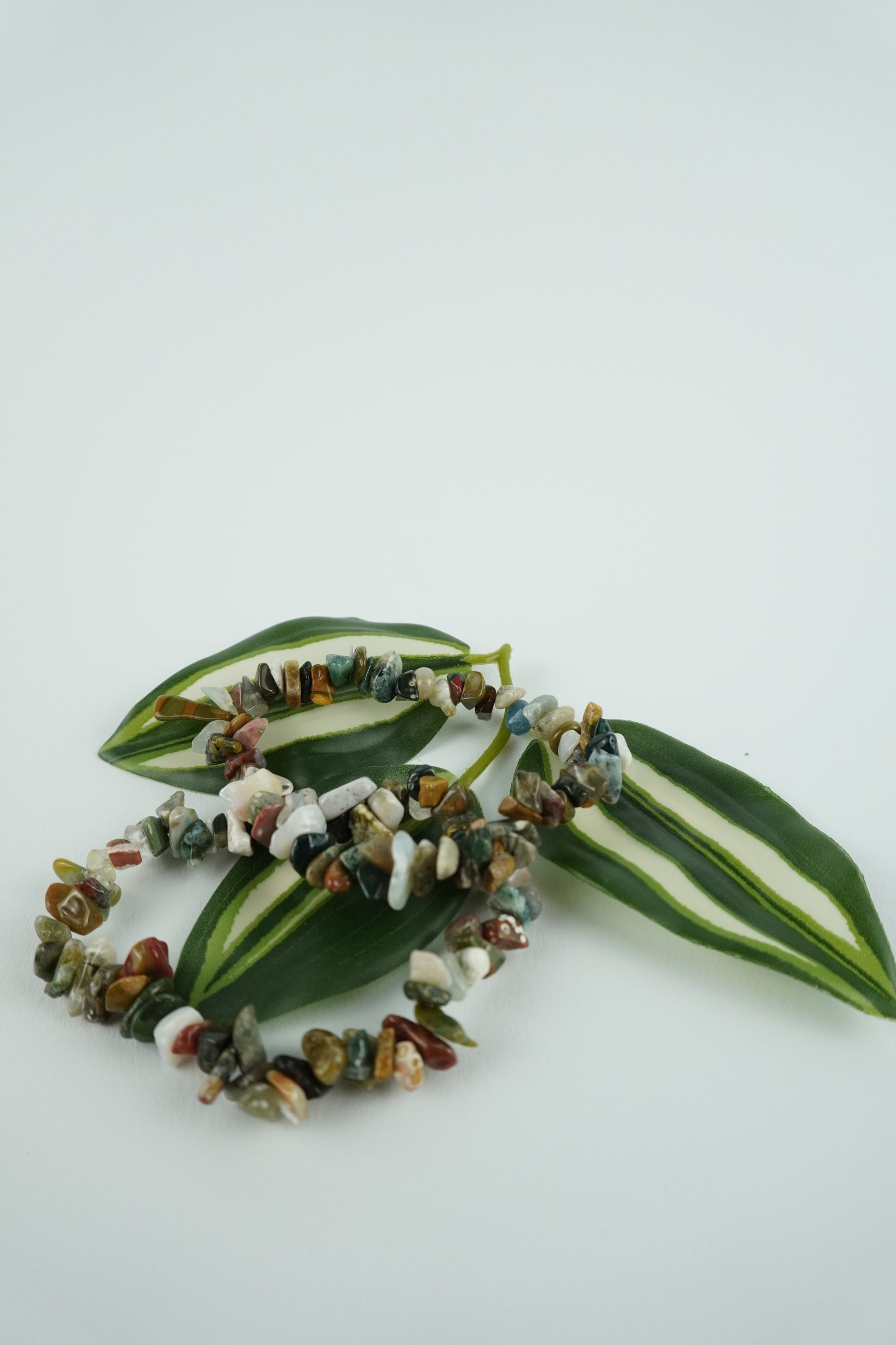 Konfetti Armband-Ozean Jaspis