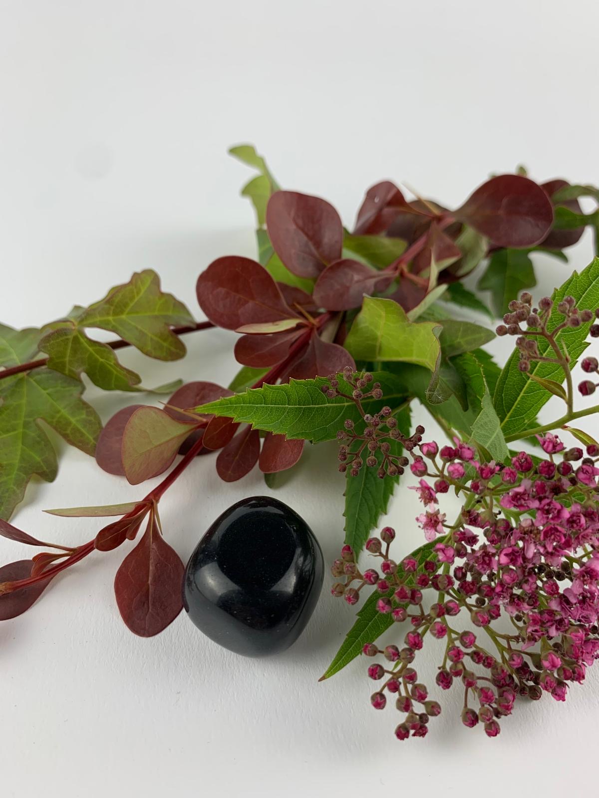 Trommelstein-Schwarzer Turmalin